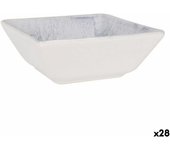 Plato hondo la mediterránea adhara 13 x 13 x 5 cm (28 unidades) (1 ud)
