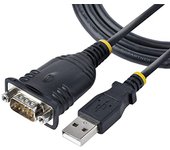 StarTech.com Cable de 1m USB a Serie, Conversor DB9 Macho RS232 a USB, Prolific, Adaptador USB a Serial para PLC/Impresora/Escáner, Adaptador USB a puerto COM, Windows/Mac