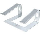 StarTech.com Soporte de Escritorio para Portátil, Soporta 5kg, de Aluminio, Color Plata, Base Riser Elevador Ergonómico para Portátil, para Macbook Air/Pro, Dell XPS, Lenovo