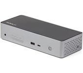 StarTech.com Mini Docking Station USB-C - Replicador de Puertos para 4 Monitores DisplayPort y HDMI 4K 60Hz - con PD de 100W - Hub Ladrón USB con 3x USB-A y 1x USBC, Red Ethernet, Audio