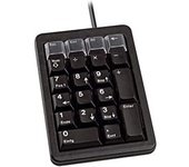 CHERRY G84-4700, Teclado Programable, Disposición Francesa FR con Bloque Numérico, Con Cable (Conexión USB), Plug & Play, Switches ML Mecánicos, Negro