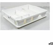 Escurridor para fregadero tontarelli scolap. blanco 47 x 38 x 8,5 cm (12 unidades)