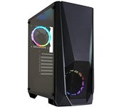 Xilence Xilent Blast X505.ARGB - Carcasa para PC para Juegos, 2 Ventiladores ARGB PWM de 120 mm, Torre ATX Midi, Color Negro