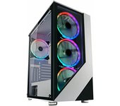 Caja PC LC-POWER Gaming 803W-ON LUCIDD_X RGB Blanca Retail