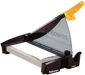 Fellowes Fusion A4 - Guillotina de Papel Tamaño A4, Capacidad de Corte 10 Hojas, Color Negro/Gris