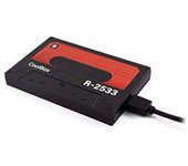 CoolBox SlimChase R-2533 Carcasa de disco duro/SSD Negro, Rojo 2.5"