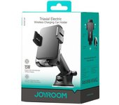Joyroom car mount magnetic wireless charger 2-in-1 (dasboard and version) 4.6 - 6.8 inch 15w, black (jr-zs219-dash)