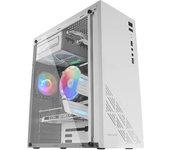 Mars Gaming MC100W Caja PC ATX Ventilador 90mm FRGB Convect-Cool Blanco