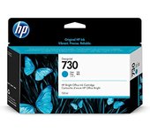 HP 730 P2V62A Cian, Cartucho de Tinta HP Original DesignJet, de 130 ml, para Impresoras HP DesignJet T1700