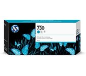 HP 730 P2V68A Cian, Cartucho de Tinta Original Original HP DesignJet, de 300ml, para Impresoras HP DesignJet T1700