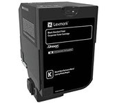 Lexmark - 74c2ske cartucho negro tóner y cartucho láser - tóner para impresoras láser (cartucho, negro, laser, cs720, cs725, cx725, europa)