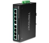 Trendnet TI-PE80 switch No administrado Fast Ethernet (10/100) Energía sobre Ethernet (PoE) Negro