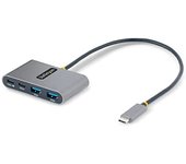 StarTech.com Hub Concentrador USB-C de 4 Puertos con Entrega de Alimentación de 100W de Paso - Ladrón USB Tipo C - - 2x USB-A + 2x USB-C - 5Gbps - Cable de 30cm - Splitter USB - Power Delivery 100W