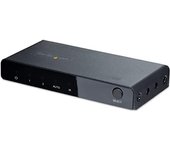StarTech.com Switch Conmutador HDMI de 2 Puertos de 8K - Selector HDMI 2.1 UHD de 4K a 120Hz/8K 60Hz - HDR10+ - Adaptador de Alimentación y Mando a Distancia Incluidos