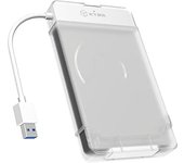 ICY BOX IB-AC703-U3 Carcasa de disco duro/SSD Blanco 2.5"