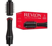 Revlon One-Step Plus Voluminizador, cabezal desmontable, cilindro de titanio y cerámica, cerdas mixtas con púas de carbón activado, tourmaline ionic technology, RVDR5298UK