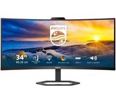 Philips 5000 series 34E1C5600HE/00 LED display 86,4 cm (34") 3440 x 1440 Pixeles 4K Ultra HD Negro
