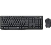 Logitech MK295 Silent Wireless Combo teclado Ratón incluido RF inalámbrico Griego Grafito