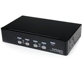 StarTech.com Conmutador Switch KVM - 2 puertos USB 2.0 - Audio Vídeo DVI