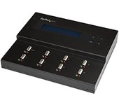 StarTech.com Clonador Autónomo 1:7 para Memorias USB - Copiador de Unidades de Memoria USB - Copia Sector por Sector de Sistema y Ficheros - 1,5 GB/min - Borrado de 3 Pasos - Pantalla LCD