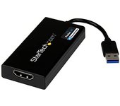 StarTech.com Adaptador Gráfico Externo USB 3.0 a HDMI - UltraHD 4K 30Hz - Certificado DisplayLink - Conversor USB-A a HDMI para Monitor - Tarjeta Gráfica Externa de Vídeo - Mac y Windows