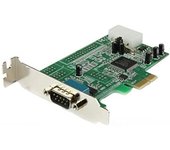 StarTech.com Tarjeta PCI Express Adaptadora Serie RS232 DB9 de 1 Puerto UART16550 - Tarjeta PCIe Controladora de Host Serial RS232 - Tarjeta de Expansión de Perfil Bajo - Windows y Linux