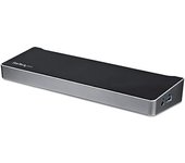 StarTech.com Docking Station USB 3.0 2x DisplayPort y HDMI 4K para 3 Monitores - Hub 5x USB-A (1x Fast Charge) - Audio de 3,5mm - Red GbE - Replicador de Puertos USB-A - Mac y Windows
