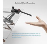 NEJE 3 Plus N40630 7500mW 440nm máquina de grabado láser área de trabajo 255 * 420mm BT inalámbrico crear grabador láser impresora portátil tallador DIY láser Compatible con LaserGRBL Software