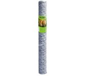 Malla metálica Triple Torsión (L x Al: 10 x 1 m, Alambre de acero, Efecto aluminio, 19 mm)