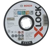 Bosch Professional X-Lock Disco de corte Multi Construction (125 mm, Apto para: Metal)