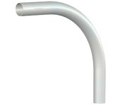 Rexel Empalme para tubo metálico curva 90º (EN 25, Metal, Blanco)
