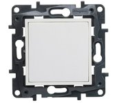 Legrand Niloé Step Tapa para mecanismo (Blanco, Metal, Montaje en la pared)