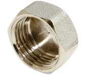 Tapón de latón H (½″, Latón, Cromado)