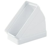 Codo horizontal rectangular Tubpla (150 mm, 45 °)
