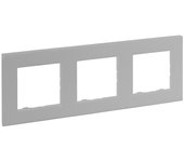 Legrand Niloé Step Marco (Aluminio, Diseño de los mecanismos: x 3, Plástico)