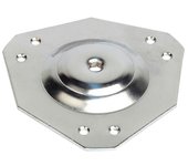 Rei Placa de unión para tableros (L x An x Al: 12 x 13 x 1,2 cm, Cromado)