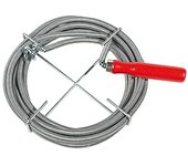 Alpha Tools Espiral para limpiar tubos (5 m, Diámetro: 9 mm)