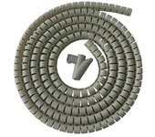 Eurobric 2000 Tubo flexible Easy cover (Ø x L: 15 mm x 3 m, Gris)