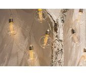 Starlux Guirnalda luminosa LED Edison (Funciona con pilas)