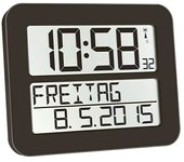 Reloj despertador (25,8 x 21,2 cm, Negro)