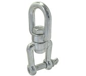 Sacavueltas (Diámetro de perno: 6 mm, Carga de rotura: 1.130 kg, Cáncamo-grillete, Acero inoxidable, A4)