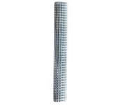 Malla metálica Electrosoldada (L x Al: 5 x 1 m, Alambre de acero, Efecto aluminio, 19 mm)