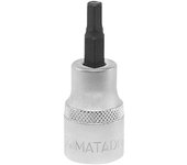 Matador Inserto para llaves de vaso (Hexagonal interior, Ancho de llave: 19 mm, Largo: 60 mm, ½″)