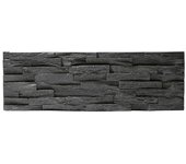 Revestimiento decorativo Benevento (6 ud., 19 x 57 cm, Negro)