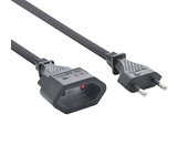 Electraline Alargo H03VVH2-F (2 m, Negro, H03VVH2-F)