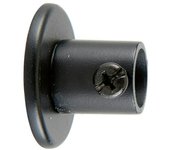 Soporte de pared Lateral Ideas 12 (Negro, Específico para: Barras para las cortinas de Ø 12 mm, Largo: 1,83 cm)