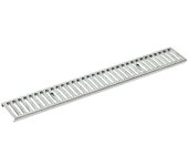Dakota Rejilla de alcantarillado para canaleta Taurus (1 m x 13 cm x 2 mm, Metal)