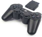 Gembird JPD-WDV-01 mando y volante Negro RF Gamepad PC, Playstation 2, Playstation 3