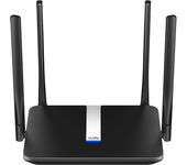 Cudy LT500 router inalámbrico Ethernet rápido Doble banda (2,4 GHz / 5 GHz) 4G Negro