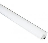 Canaleta escuadra alumin para cinta de led 1,5x2x200 cm